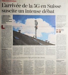 L arrivee de la 5G en Suisse suscite un intense debat