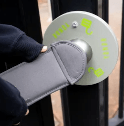 Davidson High School requires students to put phones in locked pouches.