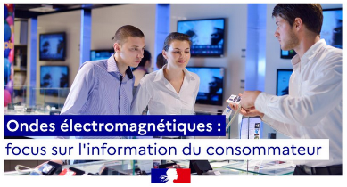 Ones électromagnétiques focus sur l'information du consommateur