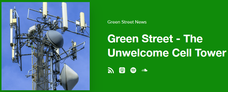 Green Street News - The Unwelcome Cell Tower Pittsfield MA USA