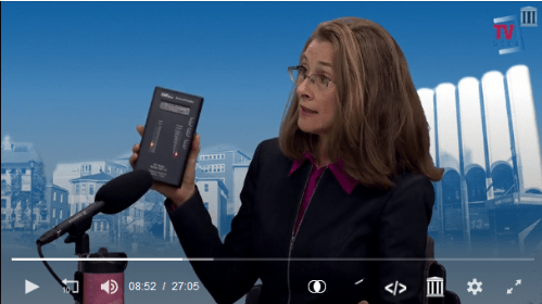 Cece Doucette of Massachusetts for Safe Technology interview concerning New Hampshire Report on 5G - on WCCATV