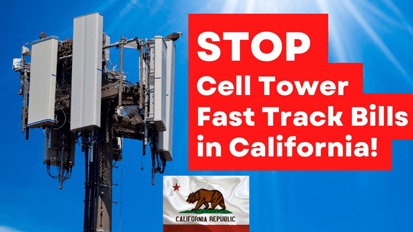 EHTrust Stop Cell Tower Fast Track Bills in California
