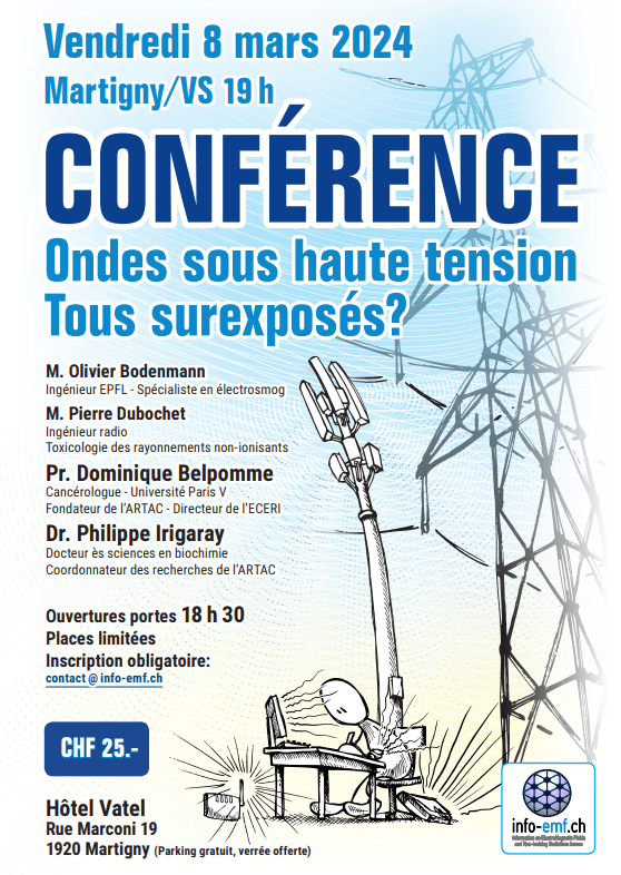Ondes sous haute tension - Tous surexposés ? 

Conference 08mars2024 Martigny