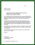 GrassRoots Smart Meter Sample Opt-Out Letter