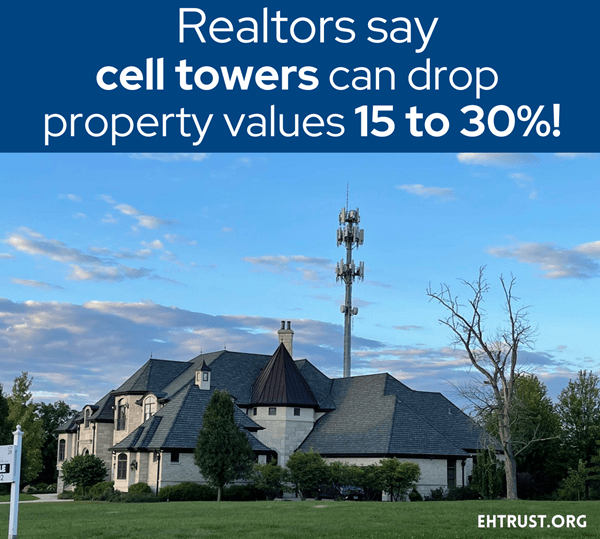 Realtors Letters - Impact of Cell Towers can drop property values 15 to 30% 