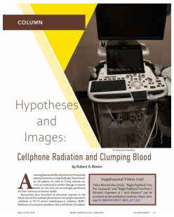 Robert R. Brown (2025) Hypotheses and Images: Cellphone Radiation and Clumping Blood, Environment: Science and Policy for Sustainable Development,