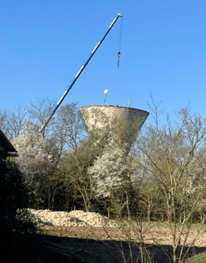 démontage d’une antenne relais