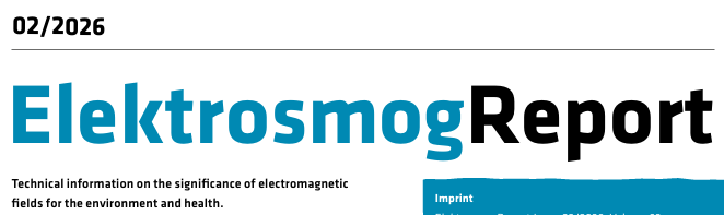 Diagnose:Funk - EMF:data ElektrosmogReport 02/2026 English version - header