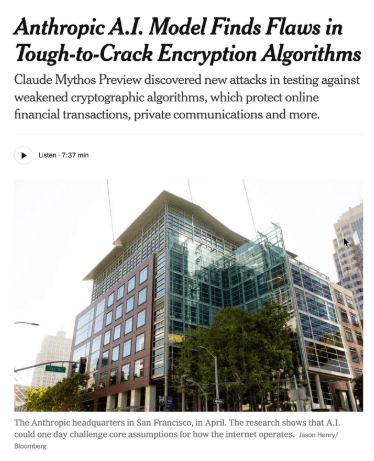 Anthropic AI models finds flaws in encryption algorithms