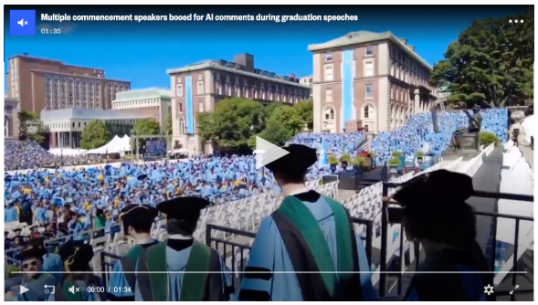 Eric Schmidt was booed by students
