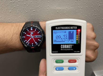 Smartwatch - Bluetooth ON bis 10V/m Strahlung